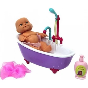 Banyo Yapan Et Bebek Gerçek Su Devir Daimli Küvetli Bebek Fıskiyeli