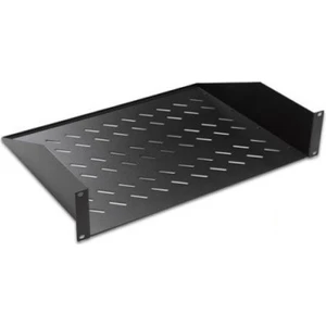 1U D=250Mm 19'' Rack Mount 2 Noktadan Bağlantılı Sabit Raf