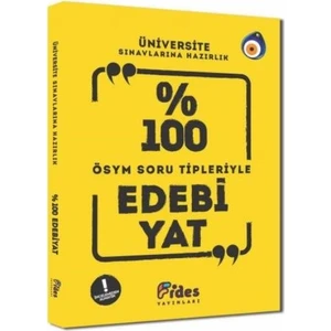 Fides Yayınları Yüzde 100 Ösym Soru Tipleriyle Edebiyat