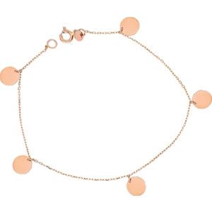 Rose Altın Plaka Bileklik