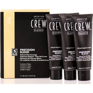 American Crew Precision Blend 7-8 Erkek Beyaz Saç Kapatıcı 3 x 40 ml