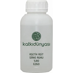 Katkı Dünyası Asetik Asit (Sirke Ruhu) %80 E260 100 gr