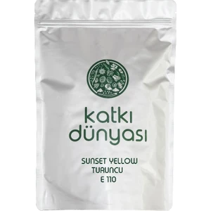 Katkı Dünyası Sunset Yellow (Turuncu) E110 (Toz Gıda Boyası) 1 kg