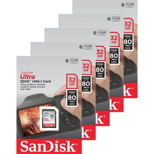 Ultra 32 GB 80Mb/s 533x SD Hafıza Kartı (5 Adet)