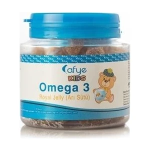 Kids Güçlendirilmiş Şeker Omega-3 (Arı Sütü) 50 Ayıcık