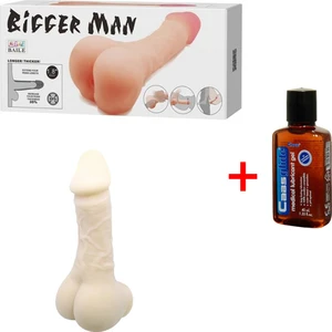 Bigger Man Yeni Nesil Ultra Realistik Mastürbatör Penis Kılıfı Ve Cabsglide  Jel