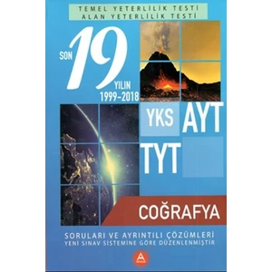 A Yayınları YKS AYT TYT Coğrafya Son 19 Yılın Çıkmış Soruları ve Ayrıntılı Çözümleri-Yeni