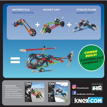 K'Nex Imagine Motorcycle Building Set 17007 Fiyatı