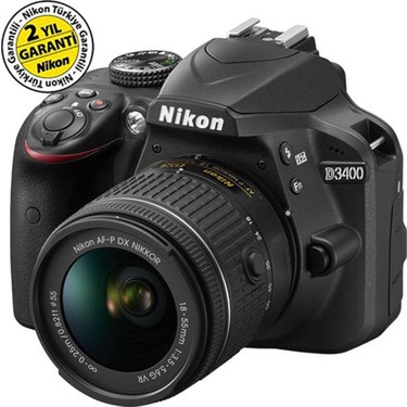 Nikon D3400 AF-P 18-55mm VR (Distribütör Garantili) Fiyatı