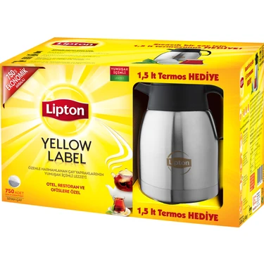 Lipton Yellow Label 750 li Demlik Poşet Çay +