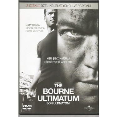 Son Ultimatom The Bourne Ultimatum Dvd 2 Disc Fiyati