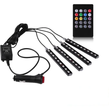 Taled Müziğe Duyarlı Uzaktan Kumandalı Araç İçi Rgb Led Fiyatı