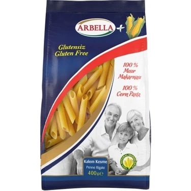 Arbella Glutensiz Kalem Makarna 400 gr 100% Mısır Makarna Çölyak Hastalarına