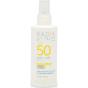 Radix Çocuk Cildi İçin Güneş Koruyucu Sprey 50 Spf 150