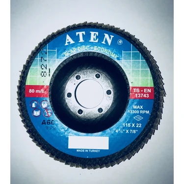 Aten 115*22 Flap Disk Zımpara 60 kum Fiyatı - Taksit Seçenekleri
