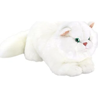 Animals Of The World Yatan Beyaz Kedi Pelus Oyuncak 34 Cm Fiyati