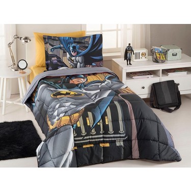 Ozdilek Lisansli Tek Kisilik Uyku Seti Batman Yellow Fiyati