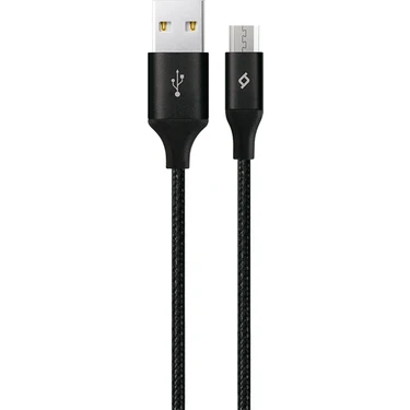 Ttec AlumiCable XL Micro USB Kablo Siyah 2M