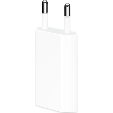 Apple 5 W USB Girişli Güç Adaptörü - MGN13TU/A Ev Şarj Adaptörü Hızlı Şarj Yok Uyumlu