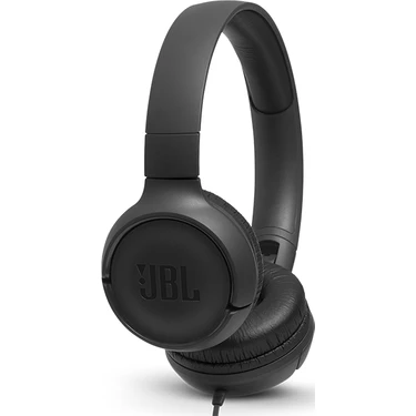 JBL T500 Mikrofonlu Kablolu Kulaküstü Siyah