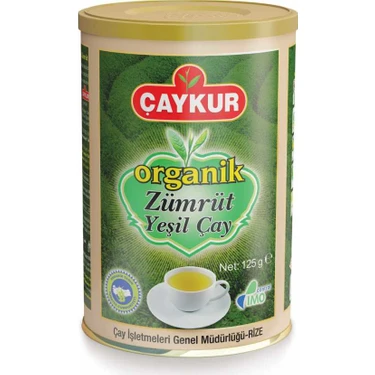 Çaykur Organik Zümrüt Yeşil Çay 125 g - Doğal, Katkı Maddesi İçermeyen, Antioksidan Özellikli ve