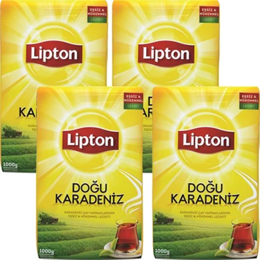 Lipton Doğu Karadeniz Dökme Çay 1000gr x 4