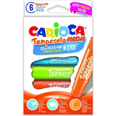 Carioca Temperello Stick Poster Boyama Kalemi Fosforlu