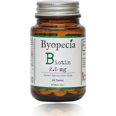 Byopecia Biotin 2 5mg 60 Tablet Sac Dokulmesi Ve Tirnaklar Fiyati