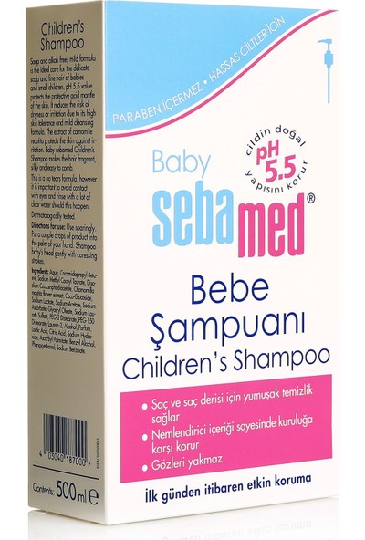 Sebamed Bebek Şampuanı 500 ml (2 Adet)