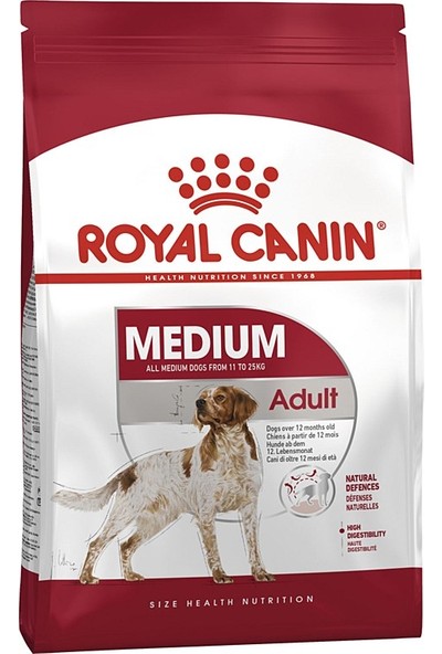 Royal Canin Medium Adult Orta Irk Yetişkin Köpek Maması 15 Kg