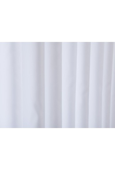 Evsa Home Lüx Saten Beyaz Güneşlik - 325x150 cm
