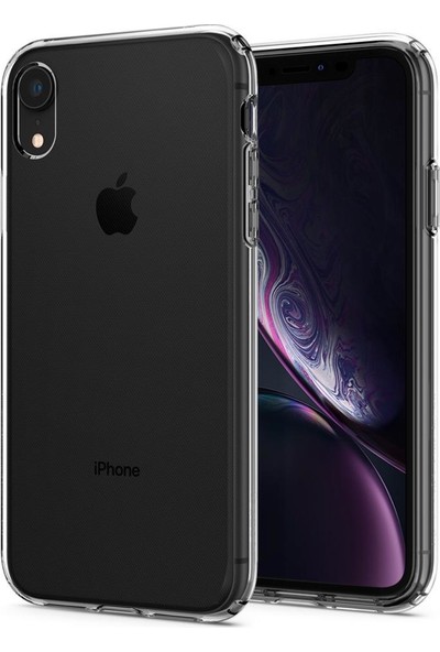 Spigen Apple iPhone XR Kılıf Liquid Crystal 4 Tarafı Tam Koruma Clear - 064CS24866