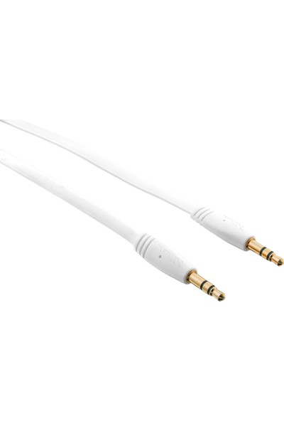 Trust Flat Audio Cable 1m - Beyaz