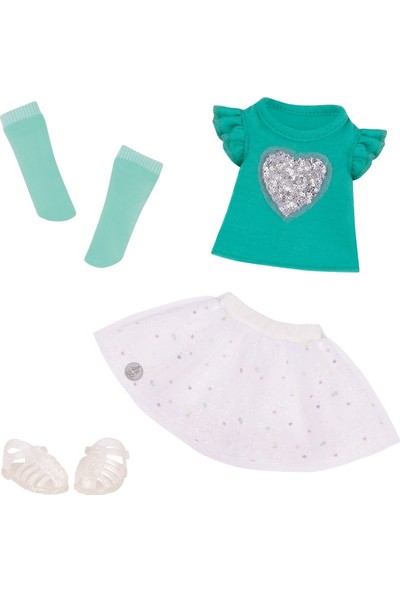 Glitter Kıyafet Sparkling Top Skirt