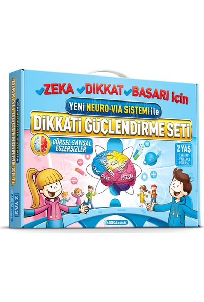 Dikkati Güçlendirme Seti Anasınıfı 2 Yaş - Osman Abalı