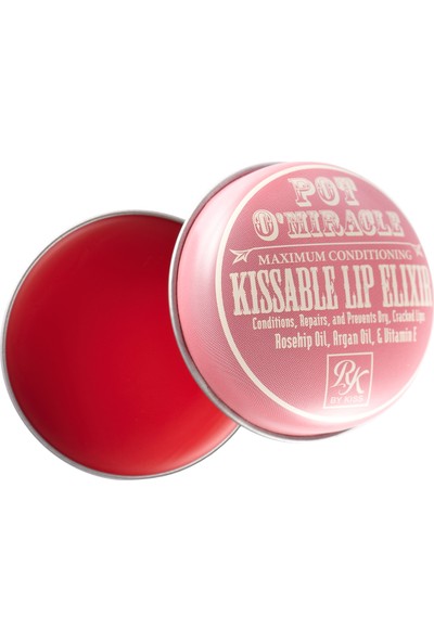 Ruby Kisses Pot O'Miracle Dudak Nemlendiricisi - Kuşburnu Yağı & Gül 10 gr