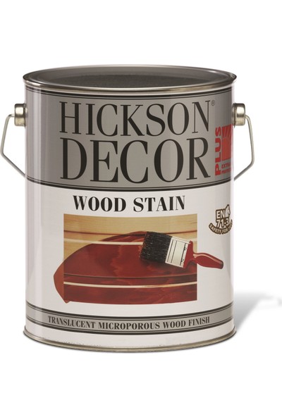 Hickson Dekor Plus Wood Stain Burma 1 Lt Ahşap Boyası Sovent Bazlı