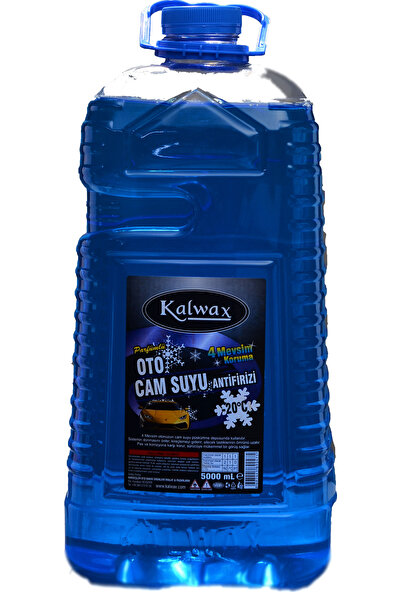 Kalwax Kışlık Cam Suyu Antifrizi 5 lt. 4 Adet -20 °C Parfümlü