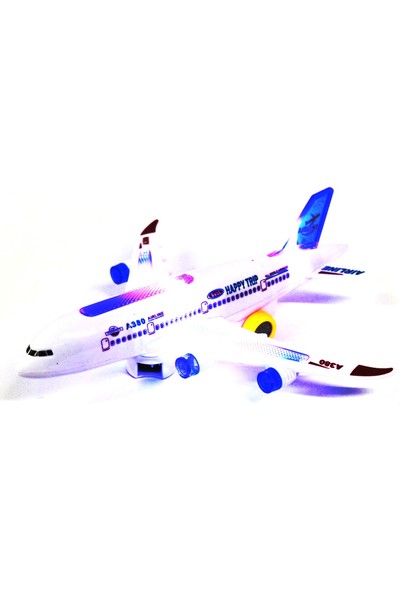 Ararat Işıklı Müzikli Uçak A380 Yolcu Uçağı