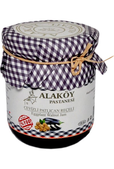 Alaçatı Alaköy Pastanesi Doğal Cevizli Patlıcan Reçeli 230 gr