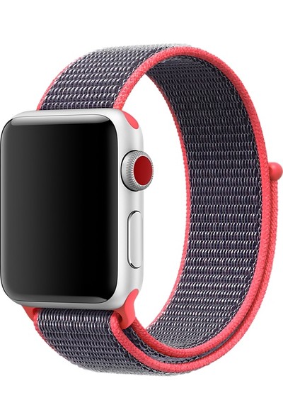 Akıllıphone Ally Apple Watch İçin 42Mm 1,2,3 Nylon Loop Kayış,Kordon