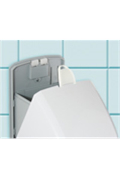 Vialli Sıvı Sabun Dispenseri Aparatı Hazneli Beyaz 500 Ml Vialli S5