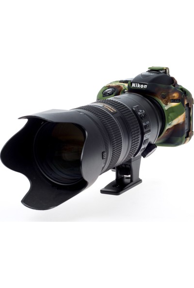 EasyCover Nikon D5300 Silikon Kılıf ECND5300C (Kamuflaj)