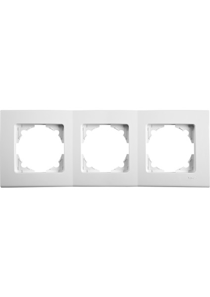 Linnera Beyaz Üçlü Çerçeve 90480003-ZM