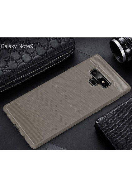 Samsung Galaxy Note 9 Kılıf Room Silikon Gri