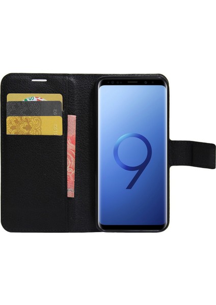 Samsung Galaxy S9 Cüzdanlı Kılıf Siyah