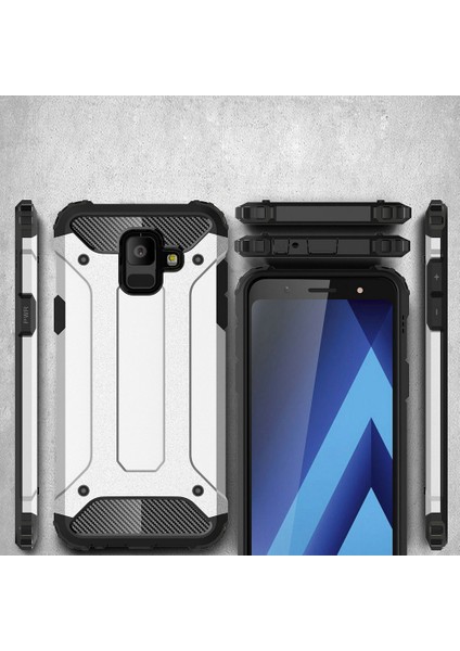 Samsung Galaxy A6 2018 Kılıf Rugged Armor Gold