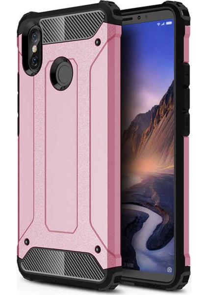 Xiaomi Mi Max 3 Kılıf Rugged Armor Rose Gold