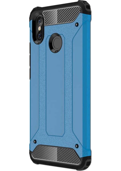 Xiaomi Mi Max 3 Kılıf Rugged Armor Mavi