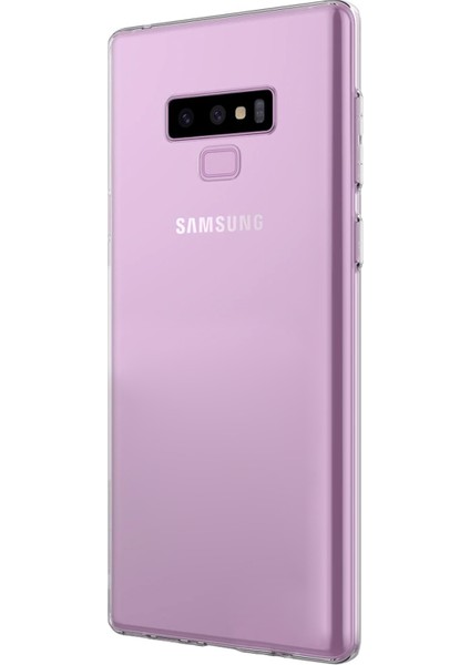 Samsung Galaxy Note 9 Kılıf Transparent Soft Beyaz